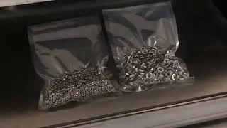 How does the double-chamber vacuum machine work?