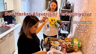 Dev Market Alışverişini Yerleştiriyoruz / Toptancıdan Alışveriş Yaptık / Market Alışverişi