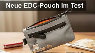 Minimalistisch EDC Alpaka Zip Pouch Pro gepackt