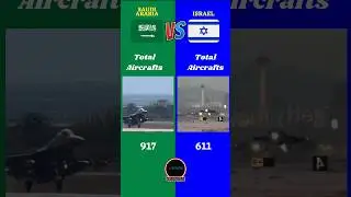 Saudi Arabia Vs Israel Military Comparison 2025 || #informative #educational #countries #2025