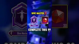 Dive Master Achievement 🔥 BGMI New Update #shorts #bgmi #divemaster #pubgmobile #pubg #pubgm
