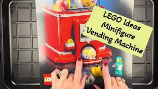 ASMR LEGO Build 😴| LEGO Ideas Minifigure Vending Machine 21358
