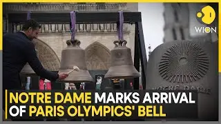 Paris: Reopening Of Notre Dame Marks Arrival Of Paris Olympics&rsquo; Iconic Trackside Bell | WION