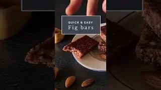 Quick and Easy Homemade Fig bars
