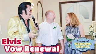 Charly & Astrid's Elvis Vow Renewal in Las Vegas | Graceland Chapel