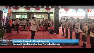 Pelantikan dan Pengukuhan Pramuka Garuda 2025. Kwartir Cabang Gerakan Pramuka Nganjuk. 