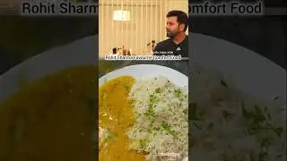 Rohit Sharma Favourite Comfort Food #youtubeshorts #foodblogger #rohitsharma