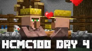 Minecraft 1.14.3 Day 4 | HARDCORE 100% Challenge #HCMC100