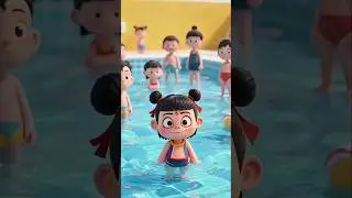&iexcl;Nezza est&aacute; enojada porque le succionaron el agua de la piscina! #shorts #animaci&oacute;n #dibujosanimados