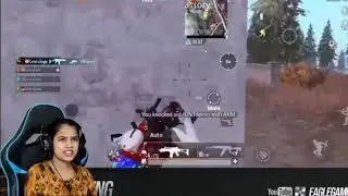 Natasha gaming reacting to eaglegamig   Eagle bro 1vs4 CLUTCH