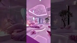 Living in a Pink Dream 🌸 Luxury Futuristic Bedroom Tour🤩