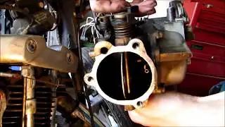Harley XLH 1000 Carb removal