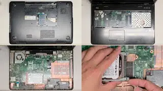 Разборка DELL Inspiron N7110, SSD, обновление жесткого диска, CMOS BIOS, замена батареи RTC, ремонт
