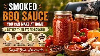 My Take on Sweet Baby Ray&rsquo;s BBQ Sauce | Roasted, Smoked & Home-Canned for Deep Summer Flavor