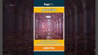 🇬🇧 Pervasive Meaning : Flash Card : Learn English Vocabulary