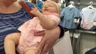 My trip to Jacksonville! Reborn baby reaction and outing!