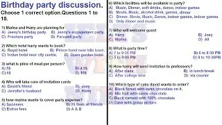 IELTS Listening practice  Multiple choice questions || 3
