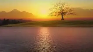 Peaceful Lake Sunrise | Nature Sounds for Relaxation & Focus