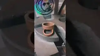 Making Aztec Copper Round Into Coin Rings Set