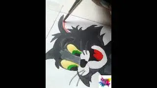 Tom and Jerry mini art♡ | CREATIVE & ARTISTIC ART | #shorts #tomandjerry #art