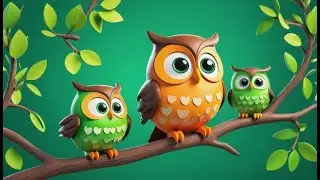 Three Wise Owls Know Sunny and Rainy | Weather Song for Kids | Learn Weather with Owls