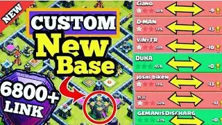 NEW CUSTOM TH14 LEGEND BASE 2021 | Defended Top Attack Strategies | Th14 Legend Base With Link 2021