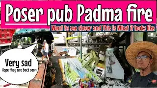 Poser Pub fire, I went to see and this is what it looks like after fire