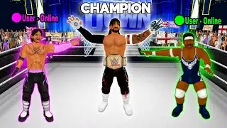I DEFENDED MY TITLE ONLINE IN WRESTLING EMPIRE! | Wrestling Empire with Friends