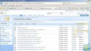 SharePoint 2007 Training Video: Turn on Content Approval for Lists & Libraries