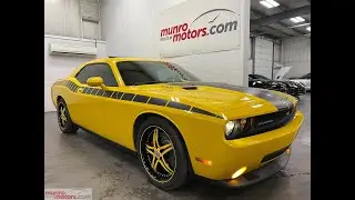 2010 Dodge SOLD SOLD SOLD ChallengerSRT8 Procharged  Detonator Yellow with just 24k kms!