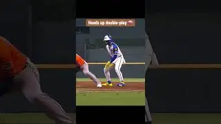 Tagged the runner then first base 🙌