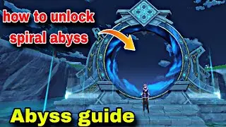 how to unlock spiral abyss genshin impact 😱 esey tips / guide 