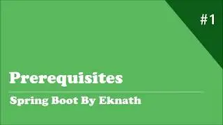 Spring Boot   1 System requirements for Spring Boot