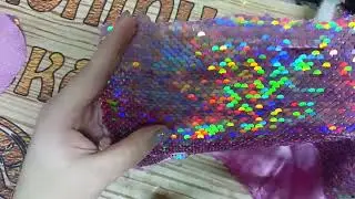 Фурчатки с пайетками. Sequins handpaws