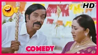 Kovai Sarala And Manobala Comedy Scene | Super Hit Tamil Movie Comedy | HD Quality
