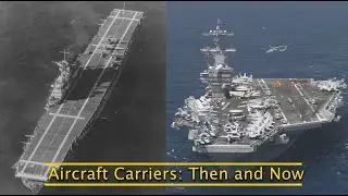 Aircraft Carriers: Then and Now #navy #military #aviation