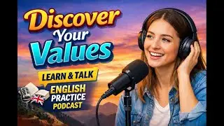 Discover your values| english podcast practice| shadow english practice