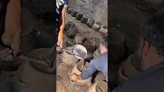 Amazing making bones by melting iron !  #shorts