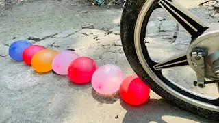 Bike vs Balloon Crash Experiment | Surprising Reactions Uncovered!&rdquo;