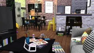 The Sims 4: Speed Build // CLUTTERED FAMILY APARTMENT