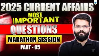 2025 Current Affairs Most Important Questions - 5 | SSC JE, RRB JE, OSSC JE | Amit Vijay