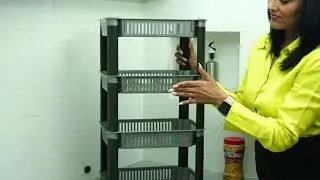 Foroly Plastic Racks for Storage, Shelf, Vegetable Stand for Home, Office and Kitchen