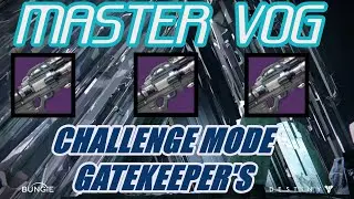 Master VOG Raid:Gatekeepers Completion: Challenge Mode Strangers In Time -Timelost Hezen Vengeance)