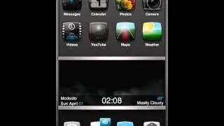 night clouds 2UINique native animated weather widget