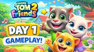 My Talking Tom Friends 2 &ndash; Fun Day 1 Gameplay | No Voice | Kids Game#tom #thoughts #talkingtom