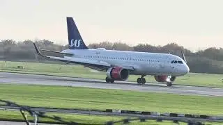 Watch as this stunning Kuwait Airways jet makes a smooth landing at Manchester Airport 🇰🇼🛬🇬🇧