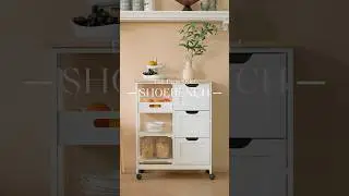 With this kitchen trolley, your kitchen would be more stylish and spacious.