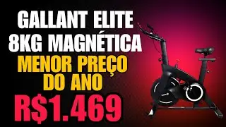 BICICLETA ERGOM&Eacute;TRICA GALLANT ELITE X MAGN&Eacute;TICA CAI O PRE&Ccedil;O DEMAIS E MAIS BIKES SPINNING TAMB&Eacute;M 