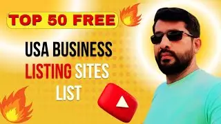 Top 50 Free USA Business Listing Sites List 🔥 Business Listing in the USA 2025 🔥 Business Listing
