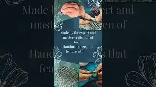 handcrafted bags by Indian artisans